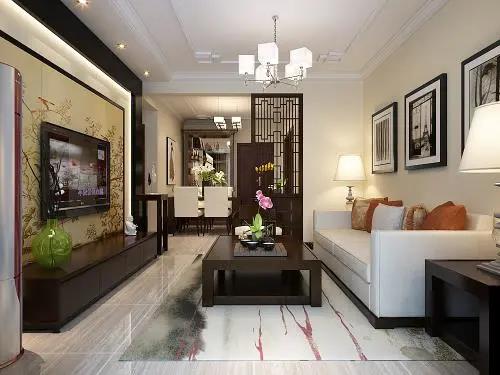 What does a simple Chinese style decoration picture look like? ---Olibao texture wall membrane