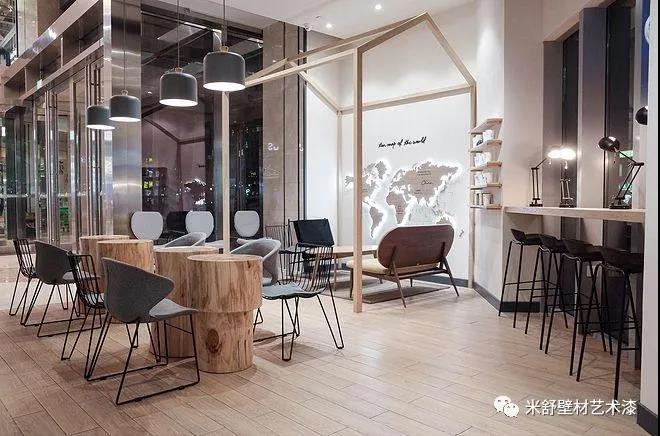 Want to become an online celebrity shop? Store decoration is very important---Fujian texture wall membrane