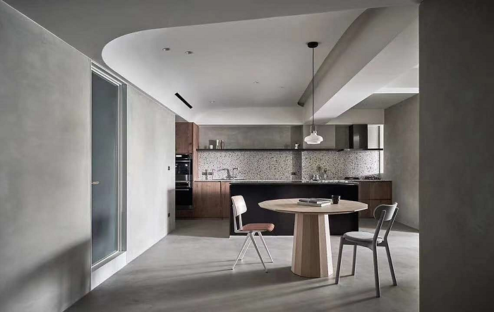 Micro-cement | Space can be as warm as jade---shishi texture wall membrane