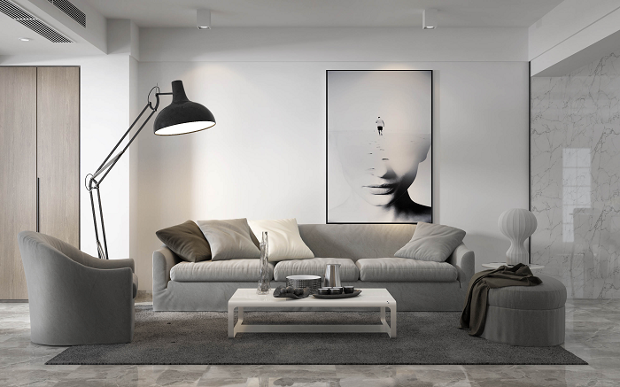 The universal formula for color matching! Simple and practical with template---Olibao texture wall membrane